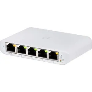 Ubiquiti Compact 5-Port Gigabit Switch - 5 Ports - Manageable - 2 Layer Supported - 2.50 W Power Consumption - Twisted Pair - PoE Ports - Compact, Desktop