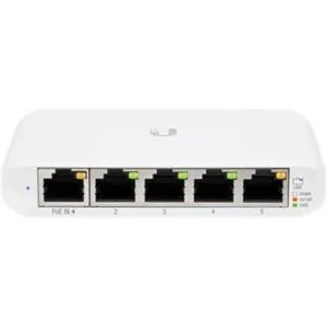 Ubiquiti Compact 5-Port Gigabit Switch - 5 Ports - Manageable - 2 Layer Supported - 2.50 W Power Consumption - Twisted Pair - PoE Ports - Compact, Desktop