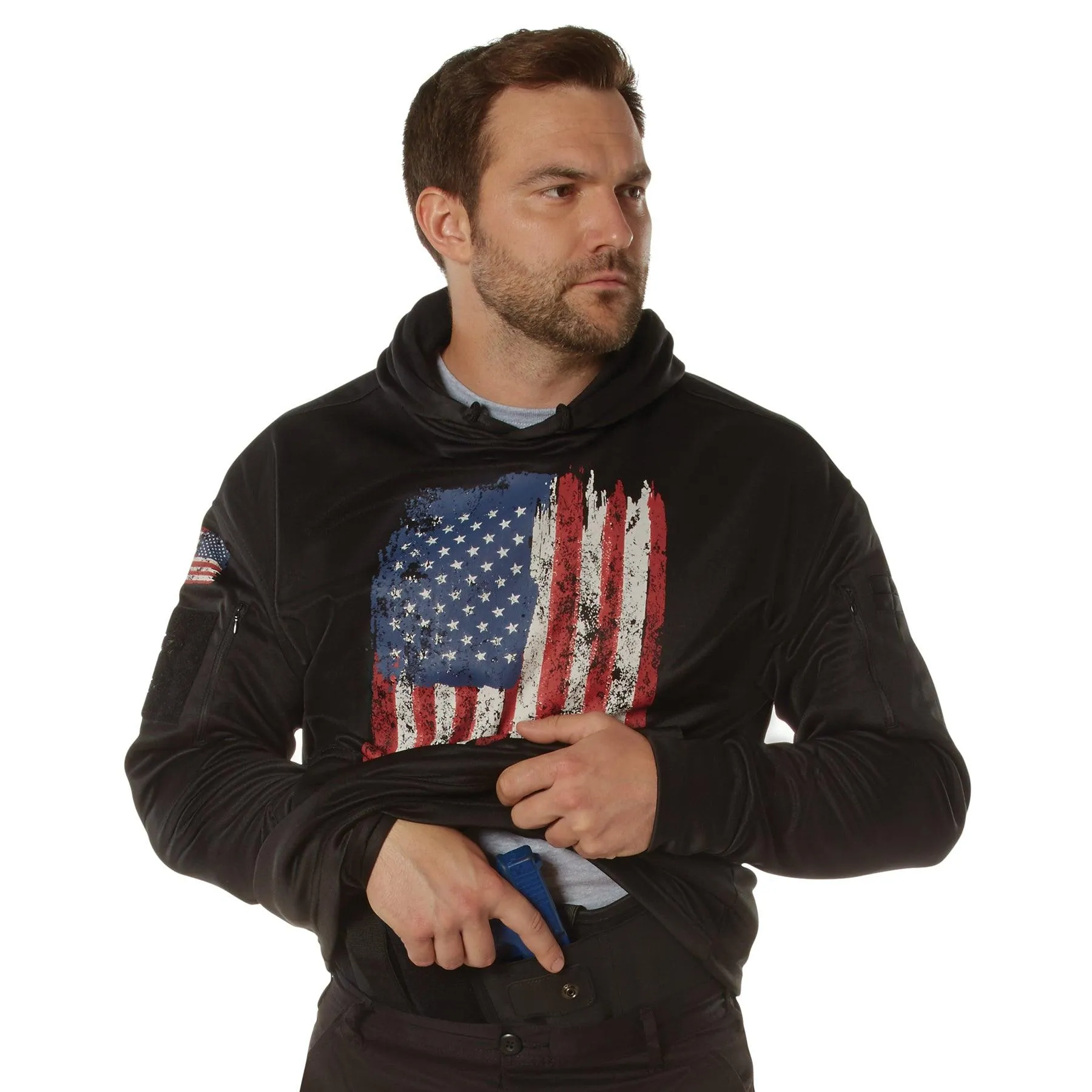 U.S. Flag Concealed Carry Hoodie