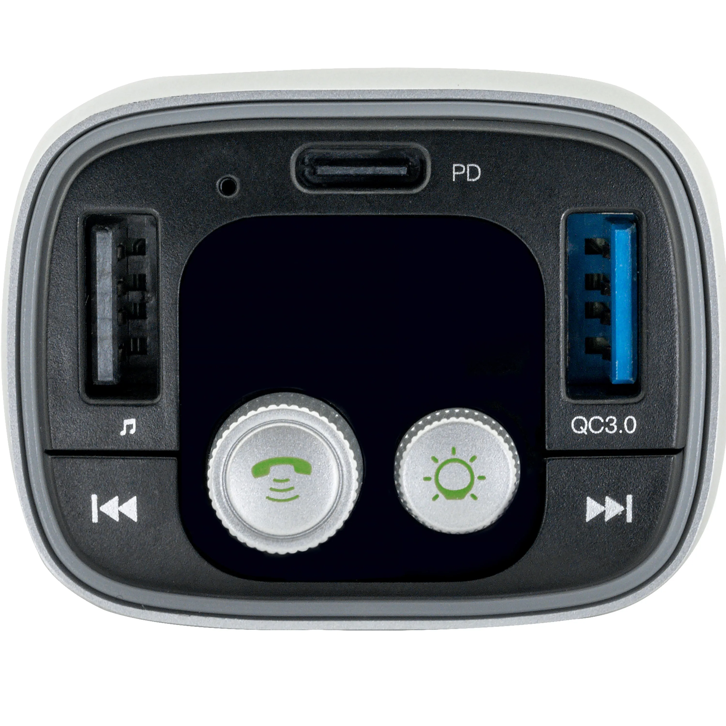 Vehicle Bluetooth 5.0 FM Transmitter for Music Streaming, Charging and Hands-Free Calling