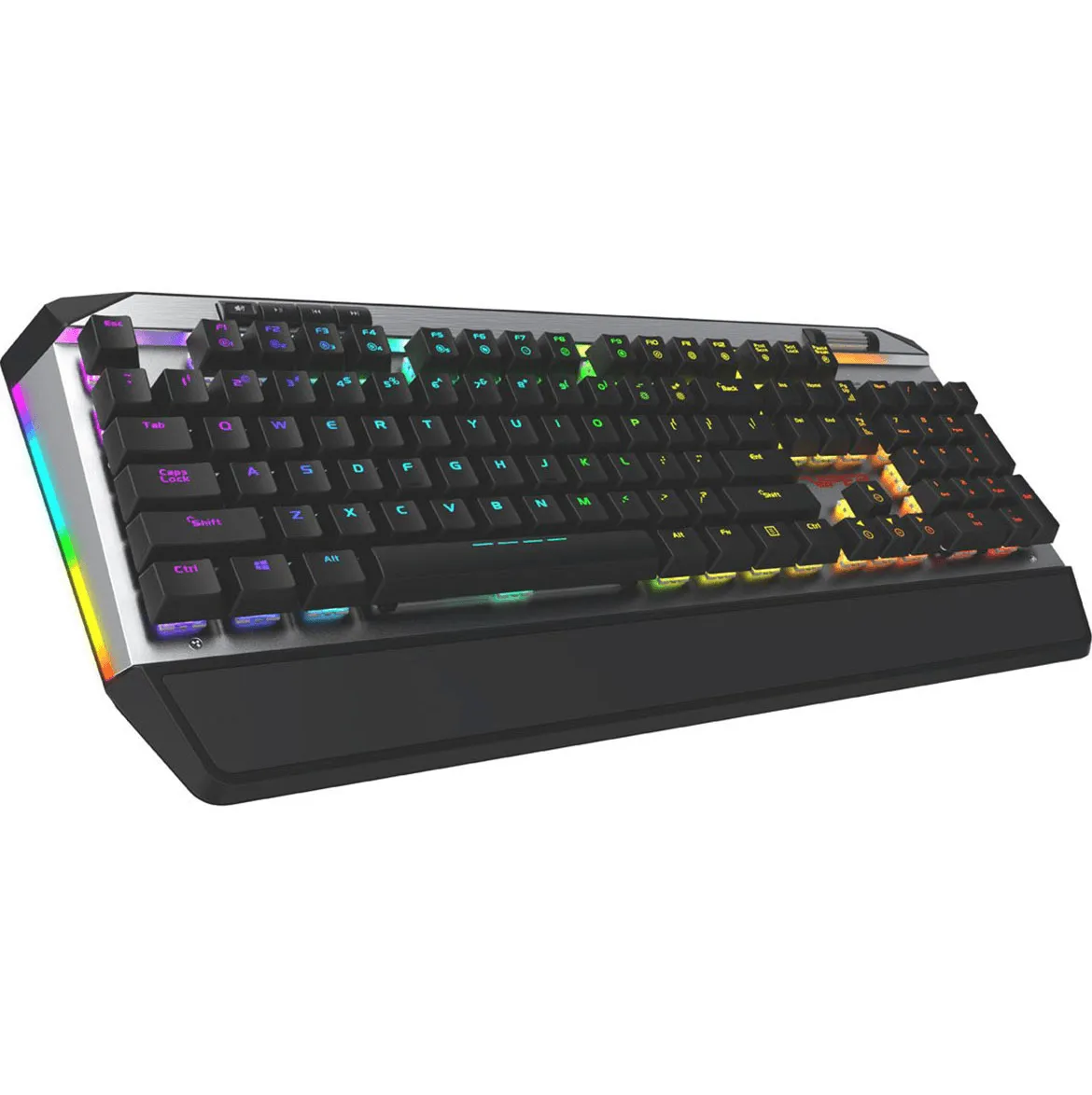 Viper Gaming V765 Mechanical RGB Keyboard with Wrist Rest Wired