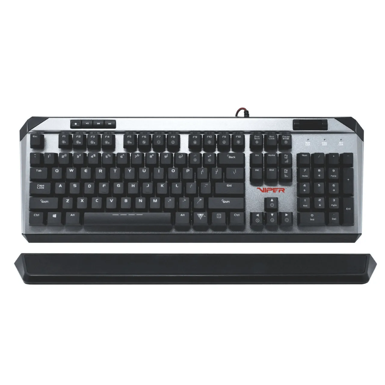 Viper Gaming V765 Mechanical RGB Keyboard with Wrist Rest Wired