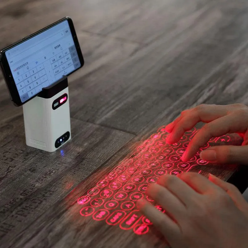 Virtual Keyboard Bluetooth Wireless Touch Keyboard Mobile