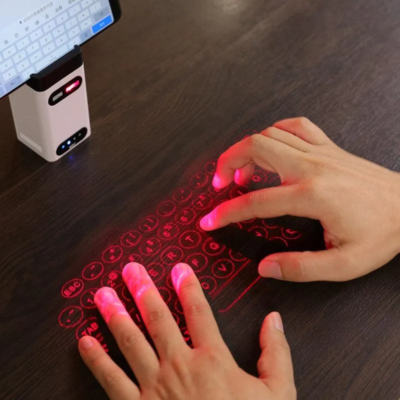 Virtual Keyboard Bluetooth Wireless Touch Keyboard Mobile