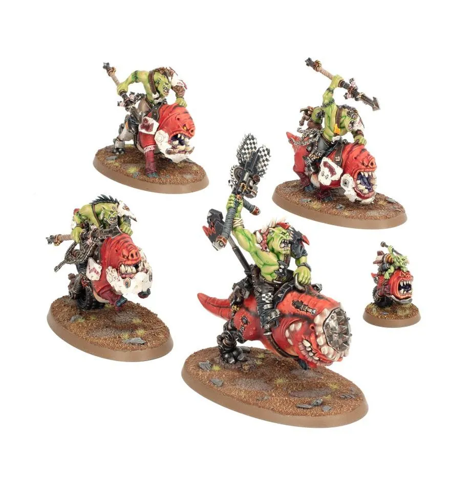 Warhammer 40,000 - 50-54, Orks, Squighog Boyz