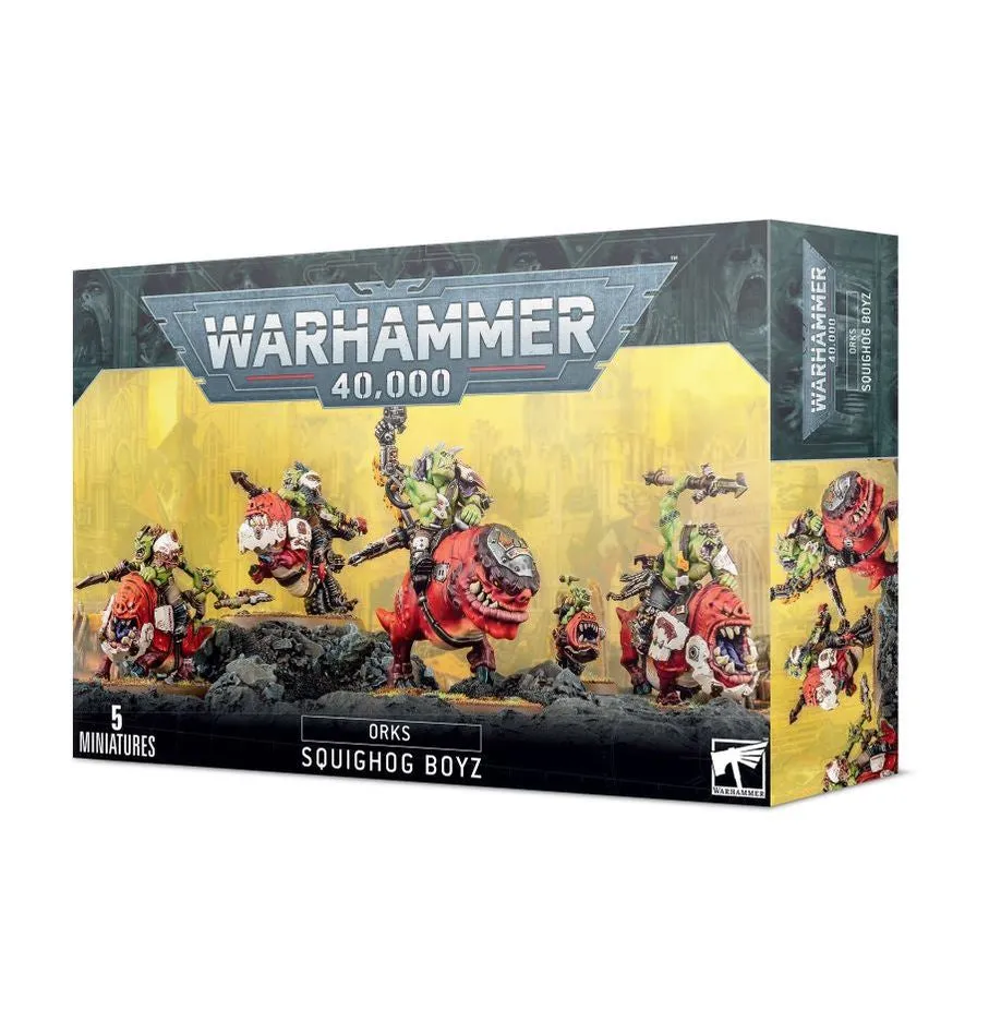 Warhammer 40,000 - 50-54, Orks, Squighog Boyz