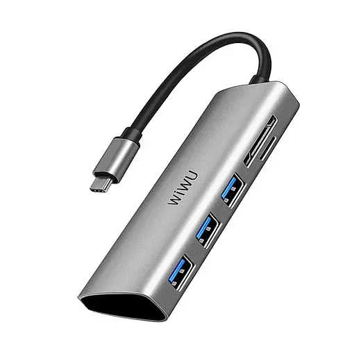 WIWU Converter Alpha 532ST 5 in 1 Laptop USB C Hub