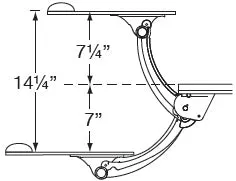 Workrite Pinnacle AD Keyboard Arms