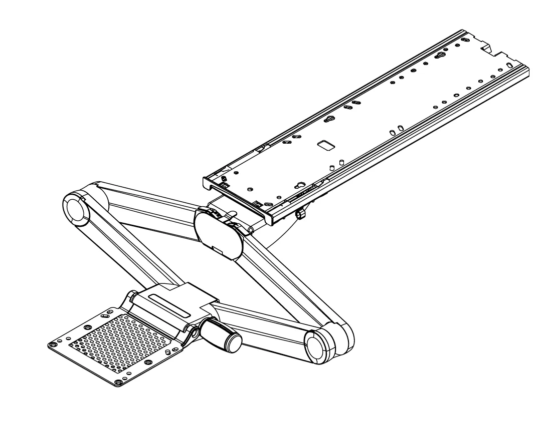 Workrite Pinnacle S2S Sit to Stand Keyboard Arm (Platform Sold Separately)