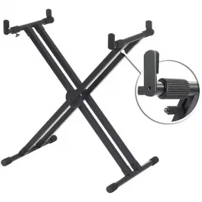 Yamaha YKA7500 - Professional Double Braced X-Style Keyboard Stand - Black Finish